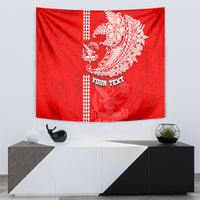 Hawaii Kalani High School Tapestry Tribal Kakau Pattern LT03 - Polynesian Pride