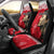 Custom New Zealand Womens Day Car Seat Cover Traditional Maori Woman Polynesian Pattern Red Color LT03 - Polynesian Pride