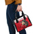 Custom New Zealand Womens Day Shoulder Handbag Traditional Maori Woman Polynesian Pattern Red Color LT03 - Polynesian Pride