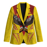 American Samoa Fautasi Race Blazer Pago Pago-Aeto Samoan Tattoo and Eagle