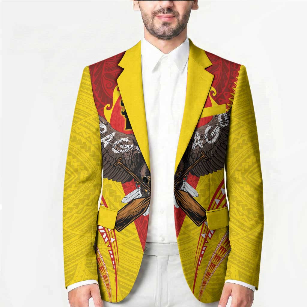 American Samoa Fautasi Race Blazer Pago Pago-Aeto Samoan Tattoo and Eagle