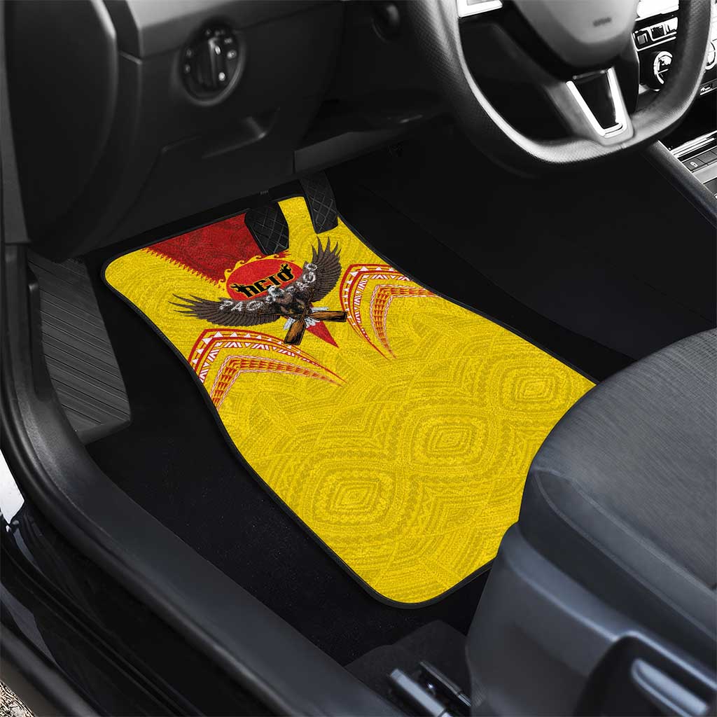 American Samoa Fautasi Race Car Mats Pago Pago-Aeto Samoan Tattoo and Eagle