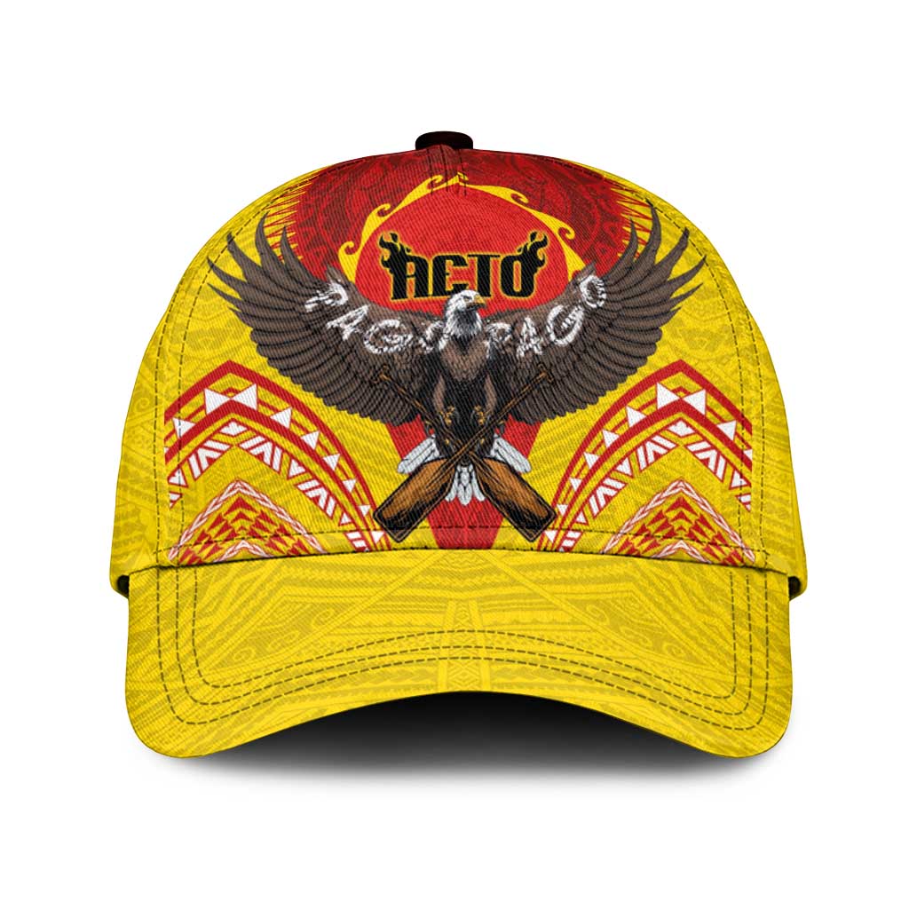 American Samoa Fautasi Race Classic Cap Pago Pago-Aeto Samoan Tattoo and Eagle