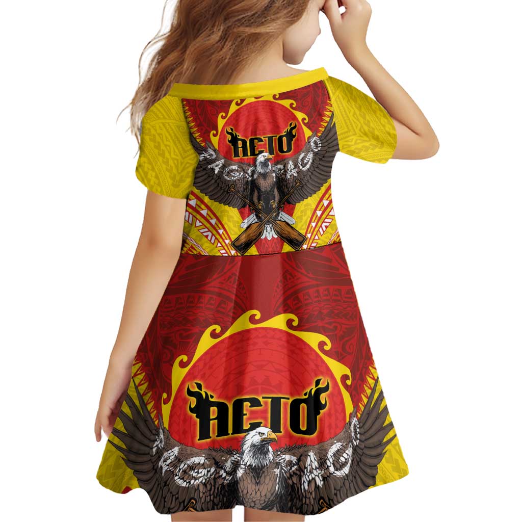 American Samoa Fautasi Race Family Matching Summer Maxi Dress and Hawaiian Shirt Pago Pago-Aeto Samoan Tattoo and Eagle LT03 - Polynesian Pride