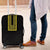 Philippines Polynesian Jasmine Pattern Luggage Cover With Barong Tagalog Black Style