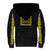 Philippines Polynesian Jasmine Pattern Sherpa Hoodie With Barong Tagalog Black Style
