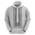 Philippines Polynesian Jasmine Pattern Hoodie With Barong Tagalog White Style