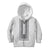 Philippines Polynesian Jasmine Pattern Kid Hoodie With Barong Tagalog White Style