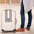 Philippines Polynesian Floral Pattern Luggage Cover With Barong Tagalog White Style