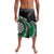 Personalised New Zealand Darts Lavalava Koru Tribal Tattoo and Silver Fern Maori Pattern Green Color