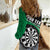 Personalised New Zealand Darts Women Casual Shirt Koru Tribal Tattoo and Silver Fern Maori Pattern Green Color