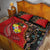 Tonga Ngatu and Australia Together Quilt Bed Set Polynesian Humpback Whale and Aboriginal Kangaroo