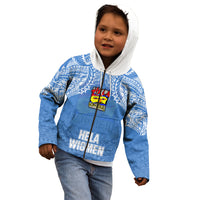 Hela Wigmen Rugby Kid Hoodie Papua New Guinea Polynesian Tattoo LT03 - Polynesian Pride