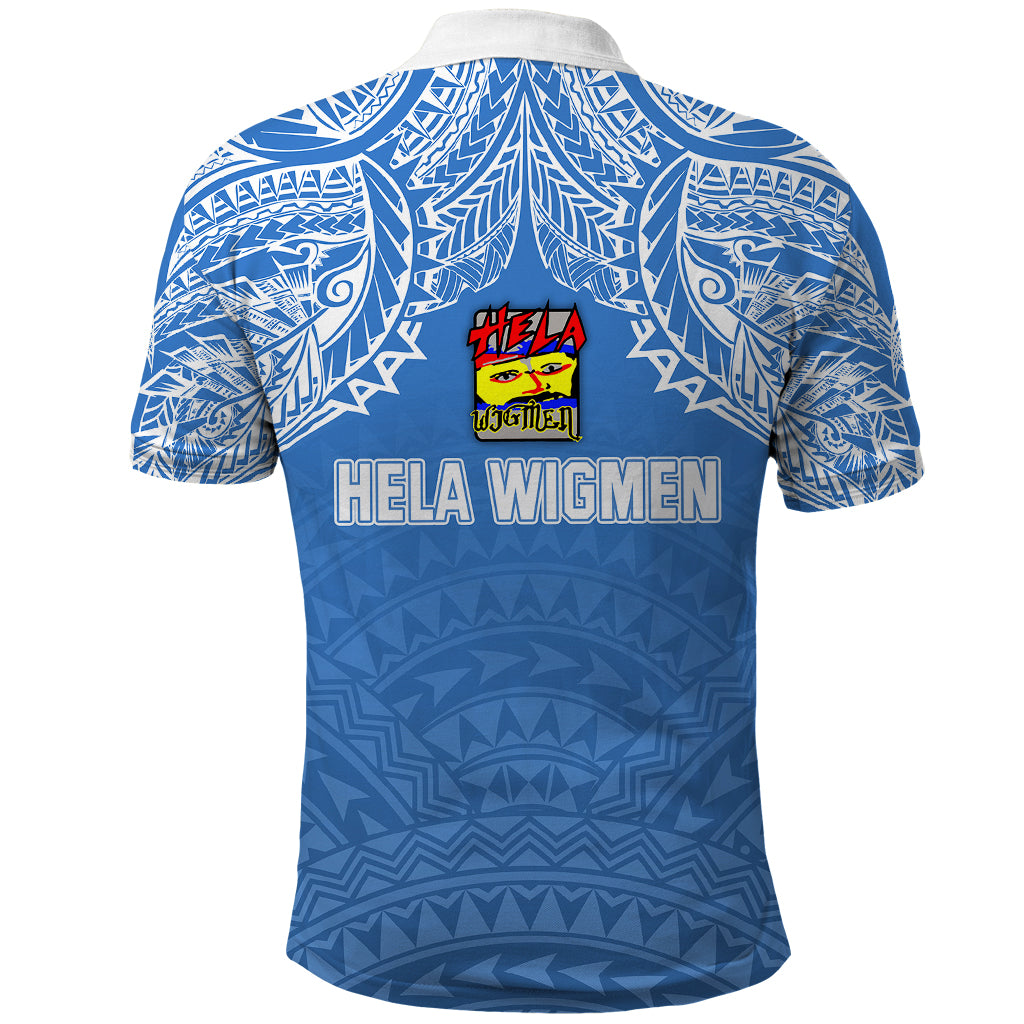 Hela Wigmen Rugby Polo Shirt Papua New Guinea Polynesian Tattoo LT03 - Polynesian Pride