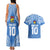 Custom Hela Wigmen Rugby Couples Matching Tank Maxi Dress and Hawaiian Shirt Papua New Guinea Polynesian Tattoo LT03 - Polynesian Pride
