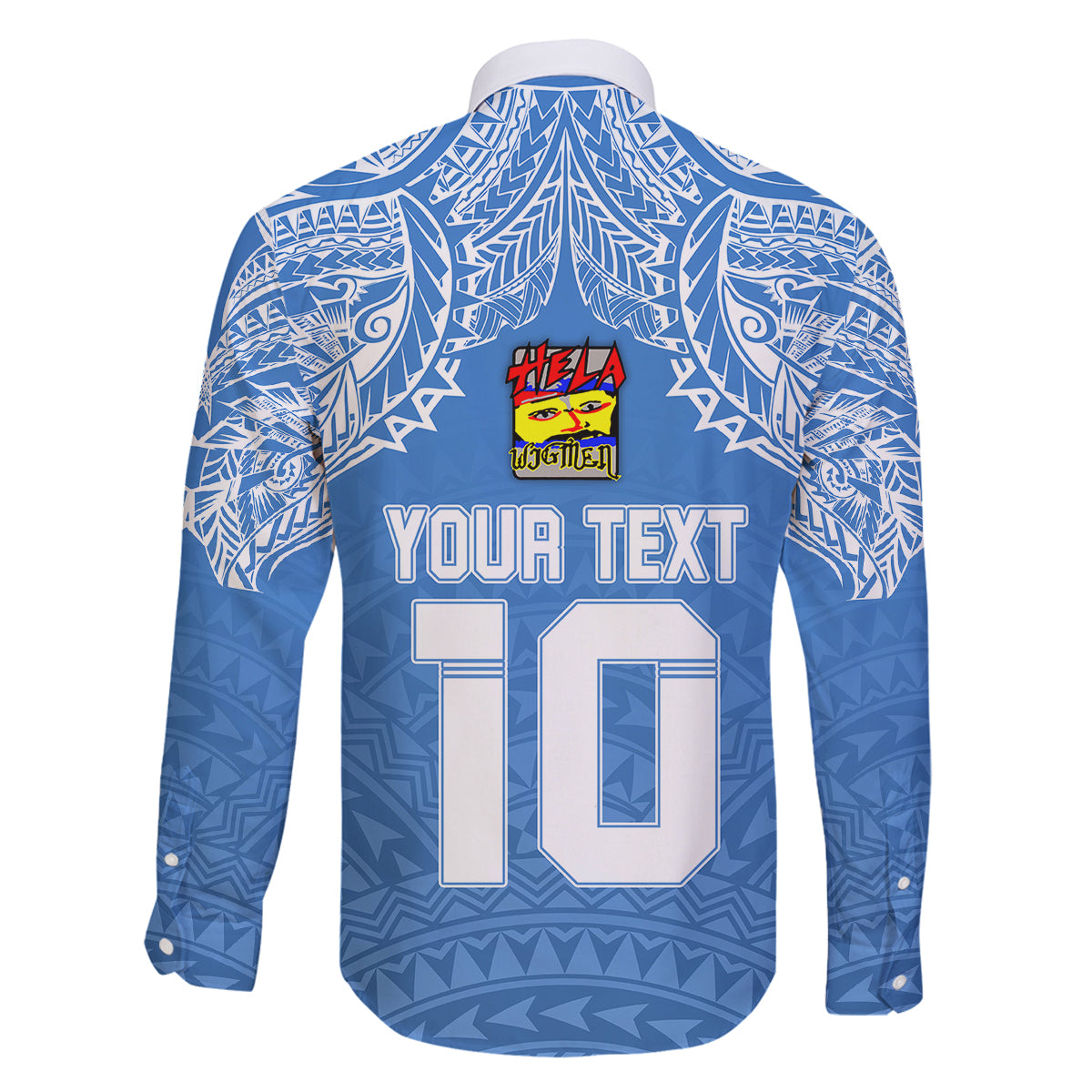 Custom Hela Wigmen Rugby Family Matching Mermaid Dress and Hawaiian Shirt Papua New Guinea Polynesian Tattoo LT03 - Polynesian Pride