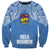 Custom Hela Wigmen Rugby Sweatshirt Papua New Guinea Polynesian Tattoo LT03 Unisex Blue - Polynesian Pride