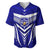 Kimbe Cutters Rugby Baseball Jersey Papua New Guinea Polynesian Tattoo Blue Version LT03 Blue - Polynesian Pride