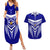 Kimbe Cutters Rugby Couples Matching Summer Maxi Dress and Hawaiian Shirt Papua New Guinea Polynesian Tattoo Blue Version LT03 Blue - Polynesian Pride