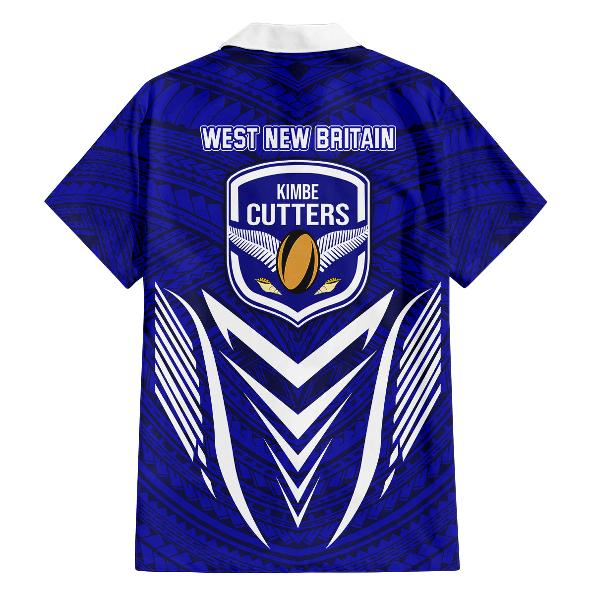 Kimbe Cutters Rugby Family Matching Long Sleeve Bodycon Dress and Hawaiian Shirt Papua New Guinea Polynesian Tattoo Blue Version LT03 - Polynesian Pride