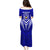 Kimbe Cutters Rugby Family Matching Puletasi Dress and Hawaiian Shirt Papua New Guinea Polynesian Tattoo Blue Version LT03 - Polynesian Pride