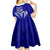 Kimbe Cutters Rugby Kid Short Sleeve Dress Papua New Guinea Polynesian Tattoo Blue Version LT03 - Polynesian Pride