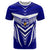 Kimbe Cutters Rugby T Shirt Papua New Guinea Polynesian Tattoo Blue Version LT03 Blue - Polynesian Pride