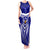 Kimbe Cutters Rugby Tank Maxi Dress Papua New Guinea Polynesian Tattoo Blue Version LT03 Women Blue - Polynesian Pride