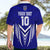 Custom Kimbe Cutters Rugby Hawaiian Shirt Papua New Guinea Polynesian Tattoo Blue Version LT03 - Polynesian Pride