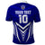 Custom Kimbe Cutters Rugby Polo Shirt Papua New Guinea Polynesian Tattoo Blue Version LT03 - Polynesian Pride