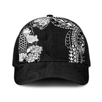 Japanese Irezumi and Hawaiian Polynesian Art Tattoo Baseball Net Cap Black Color - Polynesian Pride