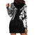 Japanese Irezumi and Hawaiian Polynesian Art Tattoo Hoodie Dress Black Color - Polynesian Pride