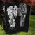Japanese Irezumi and Hawaiian Polynesian Art Tattoo Quilt Black Color - Polynesian Pride