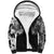 Japanese Irezumi and Hawaiian Polynesian Art Tattoo Sherpa Hoodie Black Color - Polynesian Pride