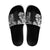 Japanese Irezumi and Hawaiian Polynesian Art Tattoo Slide Sandals Black Color - Polynesian Pride