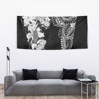 Japanese Irezumi and Hawaiian Polynesian Art Tattoo Tapestry Black Color - Polynesian Pride