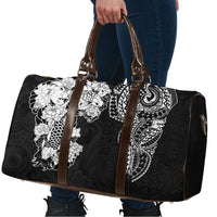 Japanese Irezumi and Hawaiian Polynesian Art Tattoo Travel Bag Black Color - Polynesian Pride