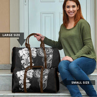 Japanese Irezumi and Hawaiian Polynesian Art Tattoo Travel Bag Black Color - Polynesian Pride