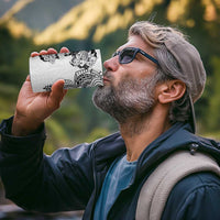 Japanese Irezumi and Hawaiian Polynesian Art Tattoo 4 in 1 Can Cooler Tumbler White Color - Polynesian Pride