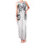 Japanese Irezumi and Hawaiian Polynesian Art Tattoo Family Matching Tank Maxi Dress and Hawaiian Shirt White Color - Polynesian Pride