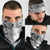 Japanese Irezumi and Hawaiian Polynesian Art Tattoo Neck Gaiter White Color - Polynesian Pride