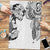 Japanese Irezumi and Hawaiian Polynesian Art Tattoo Puzzle White Color - Polynesian Pride