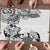 Japanese Irezumi and Hawaiian Polynesian Art Tattoo Puzzle White Color - Polynesian Pride