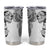 Japanese Irezumi and Hawaiian Polynesian Art Tattoo Tumbler Cup White Color - Polynesian Pride