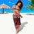 Hawaii KaʻUla Wena Volcano Turtle Sarong Lava and Tropical Plants Tribal Pattern