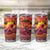 Hawaii KaʻUla Wena Octopus Tumbler Cup Oceanic Red with Corals and Tropical On Sunset Landscape