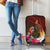 Papua New Guinea Bird-of-Paradise Luggage Cover Hibiscus and Kundu Drum Tribal Pattern