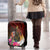 Papua New Guinea Bird-of-Paradise Luggage Cover Hibiscus and Kundu Drum Tribal Pattern