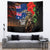 New Zealand and Australia ANZAC Day Tapestry National Flag mix Kiwi Bird and Kangaroo Soldier Style