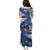 Hawaiian Lei Day Plumeria Humpback Whales Family Matching Puletasi and Hawaiian Shirt Polynesian Art Vibrant Starry Nebula Style